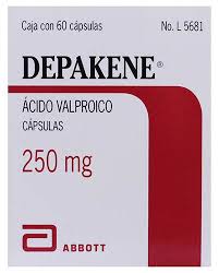 Depakene 250mg 60 Caps, Valproic Acid