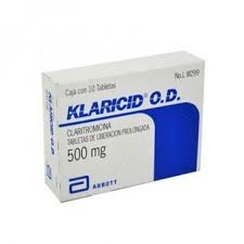 Biaxin-OD (Klaricid) 500 mg 10 Tabs, Clarithromycin