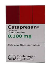 Catapresan .100mg 30 Caps, Clonidine