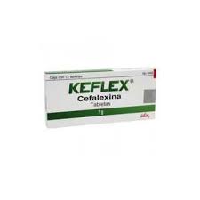 Keflex 1gr 12 Tabs, Cephalexin