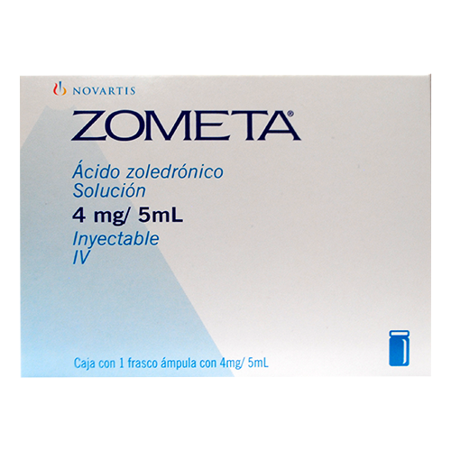 Zometa 4mg Injectable IV 5ml, Acid Zoledronico