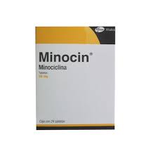 Minocin 50mg 24 tabs, Minocycline