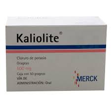 Kaliolite 500mg 50 Caps, Potassium