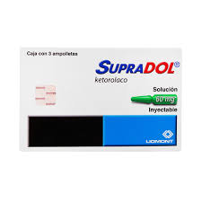 Supradol 60mg SOL INJ 3X2ml, Toradol