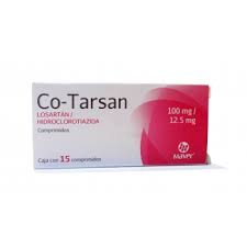 Cozaar 100mg/12.5mg 15 Tabs, Losartan, Hydrochlorothiazide