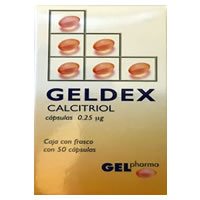 Generic Rocaltrol (Geldex) .025 ug 50 Caps, Calcitriol