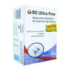 Disposable Needles BD Ultra fine Syringes 32gx 4mm 10 pcs